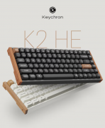 Keychron 海外推出 K2 HE 三模机械键盘：霍尔磁轴、可调触发键程，1